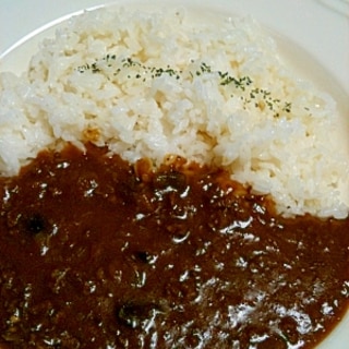 夏野菜！茄子と挽き肉のカレーライス